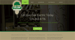 Desktop Screenshot of liveoakelectric.com